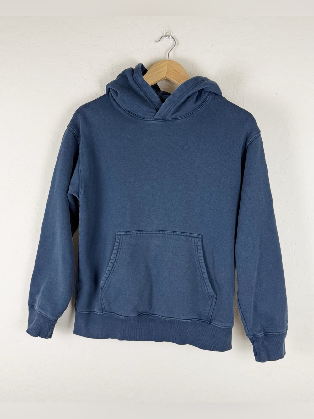 Aritzia TNA Cozy AF Fleece Navy Blue Hoodie Sweatshirt